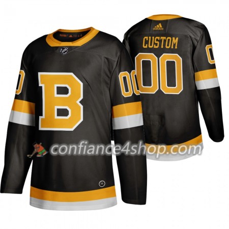 Adidas Maillot de Hockey Boston Bruins Personnaliser Adidas 2019-20 Noir Authentic - Homme